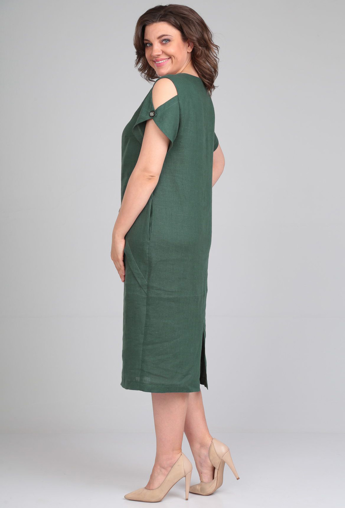 Платье Diamant 1870 т.зелёный Diamant купить по оптовым и розничным ценам