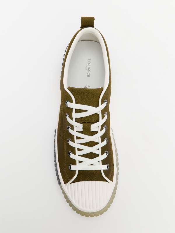 Мужские кеды 6221/2562897, темно-зеленый TENDANCE купить по оптовым и розничным ценам