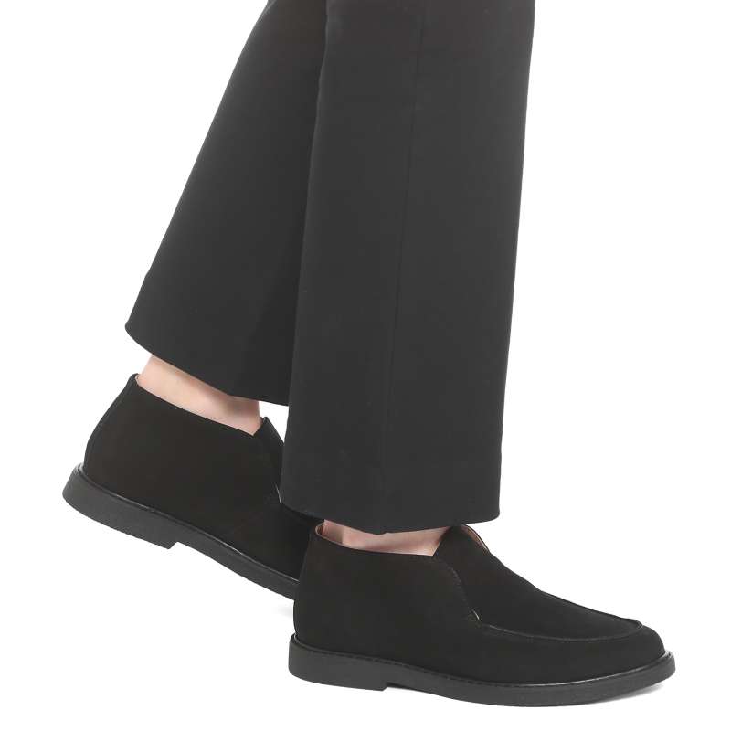 Женские высокие лоферы 9546-42/3643206, черный TENDANCE купить по оптовым и розничным ценам