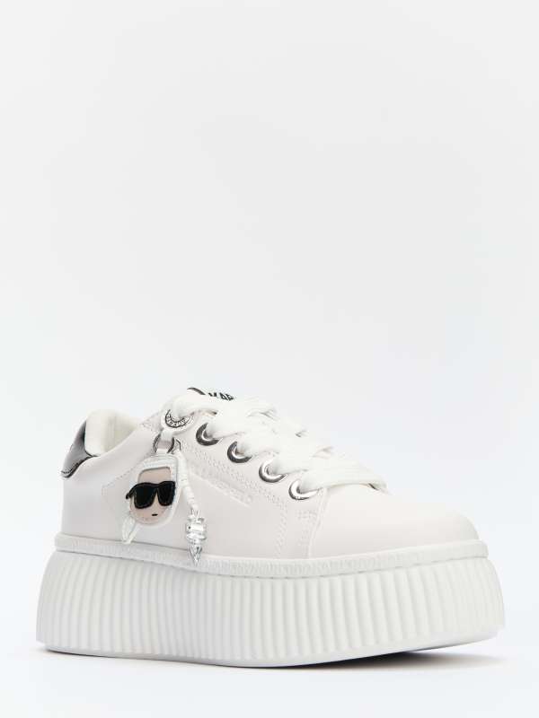 Женские кеды KREEPER LO Twin Pendant Lo Lace KL42376T/4591478, белый KARL LAGERFELD купить по оптовым и розничным ценам