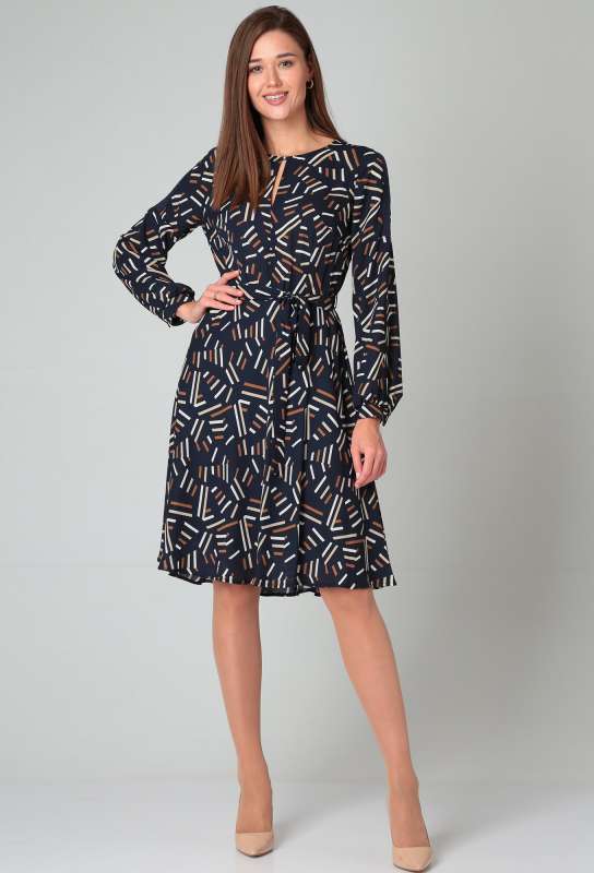 Платье Verita 2112 т.синий полоски Verita купить по оптовым и розничным ценам