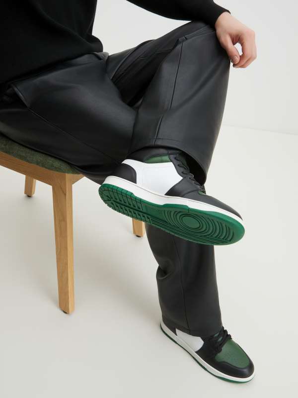 Мужские высокие кеды 04/329/07 (K)/4518290, темно-зеленый NOBLER купить по оптовым и розничным ценам