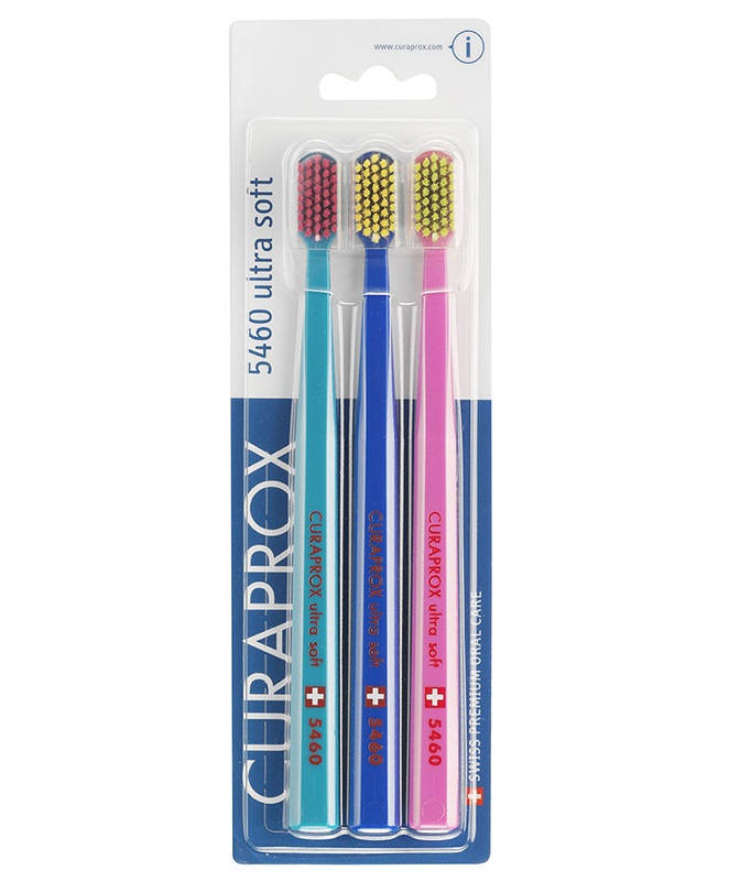 Набор зубных щеток ultrasoft, d 0.10 мм 3 шт CURAPROX купить по оптовым и розничным ценам