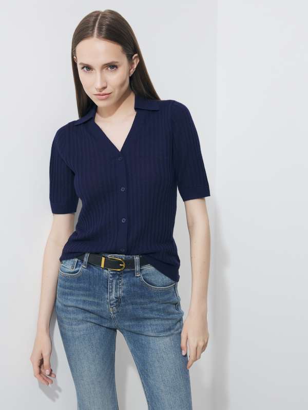 Женский кардиган 60401/4556229, темно-синий MAISON DAVID купить по оптовым и розничным ценам