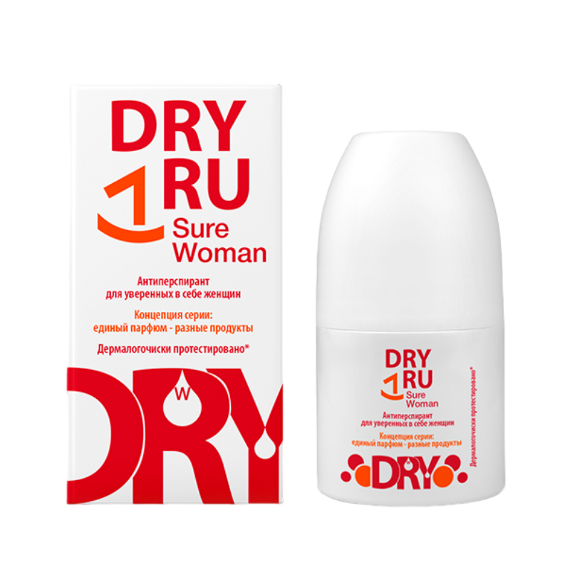 Антиперспирант для уверенных в себе женщин / Sure Woman 50 мл DRY RU купить по оптовым и розничным ценам