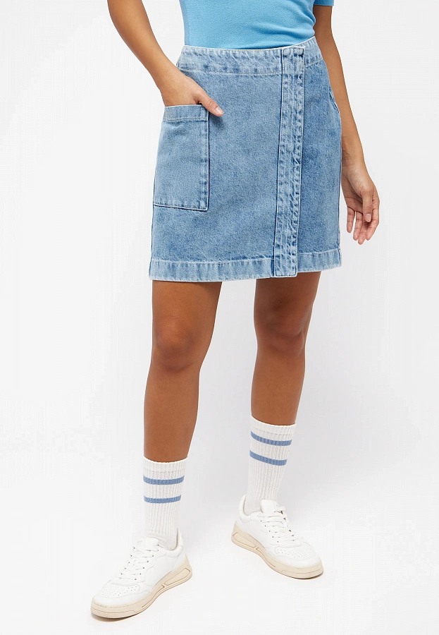 Юбка джинсовая Style Lucile Denim Skirt 1014803-5000-315 Mustang купить по оптовым и розничным ценам