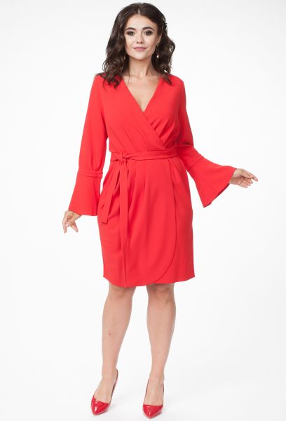 Платье Melissena 913 красный Melissena купить по оптовым и розничным ценам