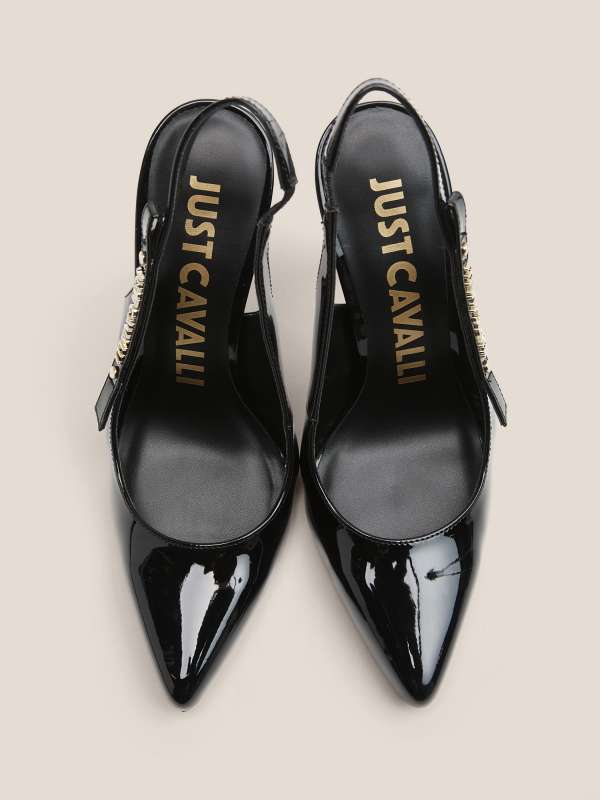 Женские туфли с открытой пяткой (слингбэк) ALYSHA 78RA3S02/4452212, черный JUST CAVALLI купить по оптовым и розничным ценам
