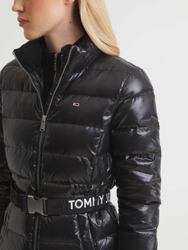 Женская куртка TJW BRANDED BELT DOWN JACKET DW0DW18826/4573268, черный TOMMY JEANS купить по оптовым и розничным ценам