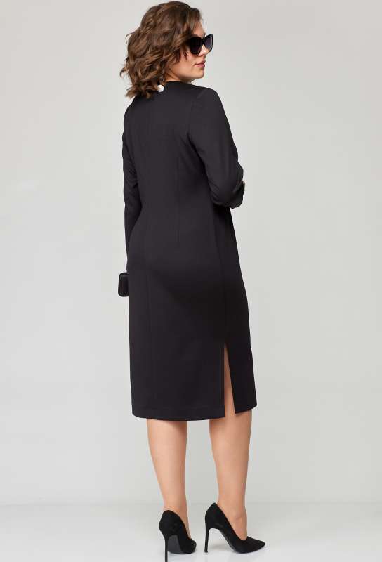 Платье EVA GRANT 7268 бело-чёрный EVA GRANT купить по оптовым и розничным ценам