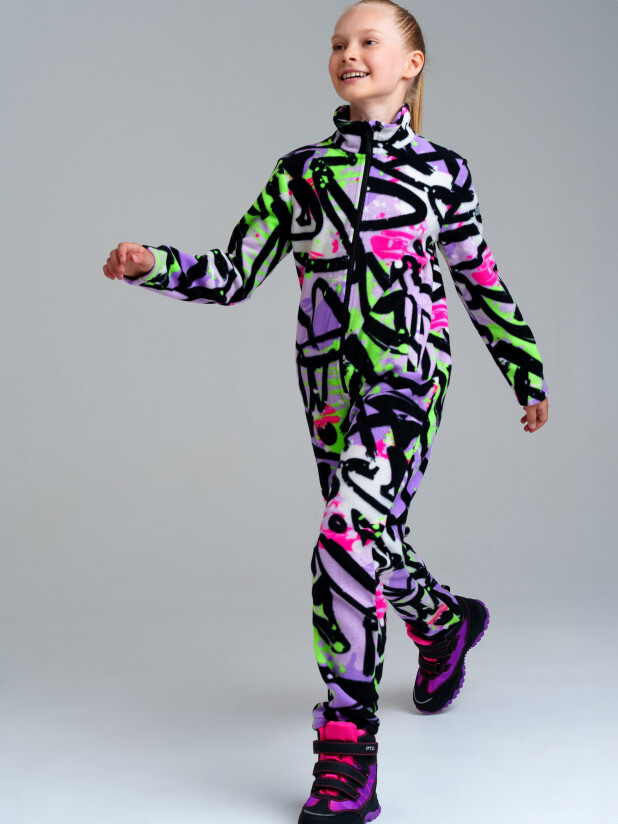 Комбинезон трикотажный для девочек 32421060 PlayToday купить по оптовым и розничным ценам