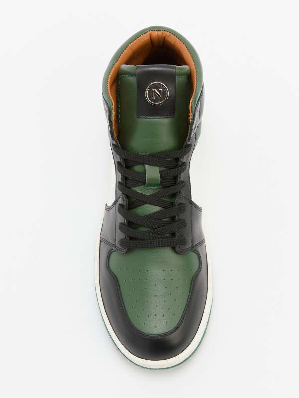 Мужские высокие кеды 04/329/07 (K)/4518290, темно-зеленый NOBLER купить по оптовым и розничным ценам