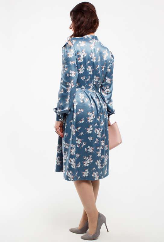 Платье Amelia Lux 3381 синий Amelia Lux купить по оптовым и розничным ценам