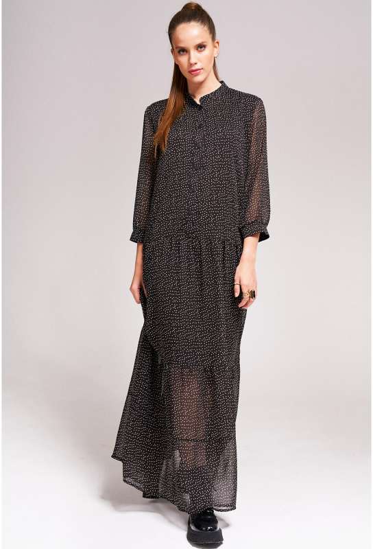 Платье KaVari 1001 т. коричневый горох KaVari купить по оптовым и розничным ценам