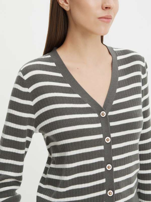 Женский кардиган 30W031/3721511, серый MAISON DAVID купить по оптовым и розничным ценам