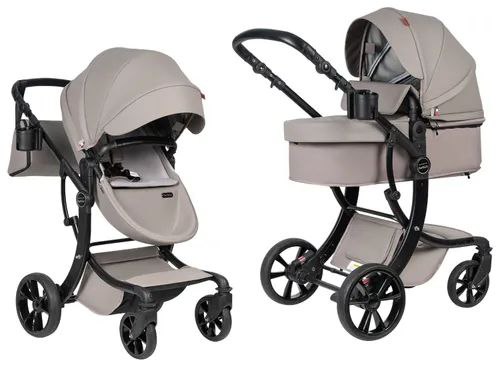 Коляска 3 в 1 трансформер Aimile Original бежевый