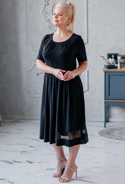 Платье ASV 2437 чёрный ASV купить по оптовым и розничным ценам