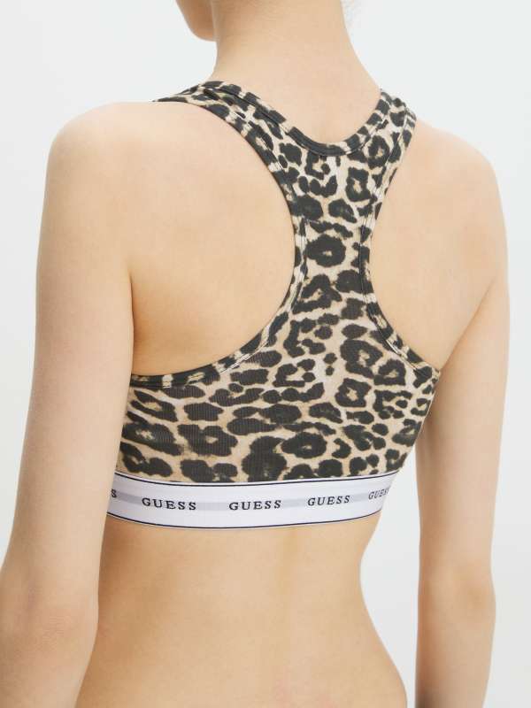 Женский топ CARRIE BRALETTE O97C01KBOE1/4203630, леопардовый принт Guess купить по оптовым и розничным ценам