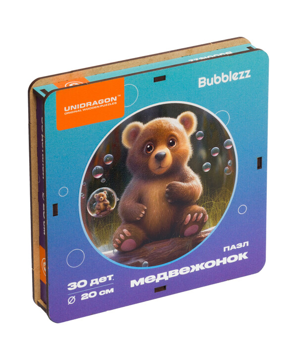 Деревянный пазл  Bubblezz Медведь 30 дет НФ-00004367