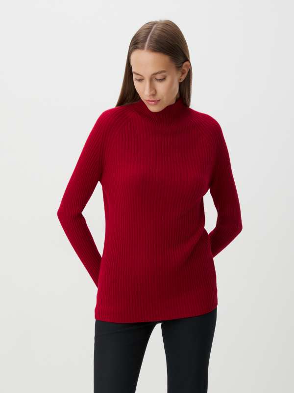 Женский свитер HN739/4332336, рубиновый MAISON DAVID купить по оптовым и розничным ценам