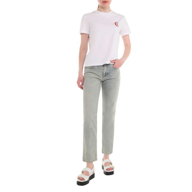 Женская футболка 76PAHC02/3918176, белый JUST CAVALLI купить по оптовым и розничным ценам