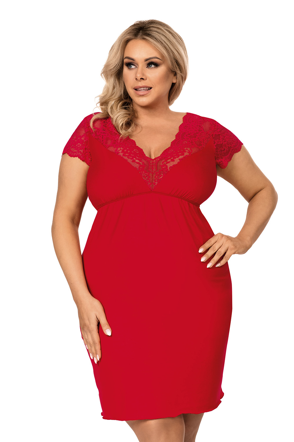 Tess plus nightdress Red Donna купить по оптовым и розничным ценам