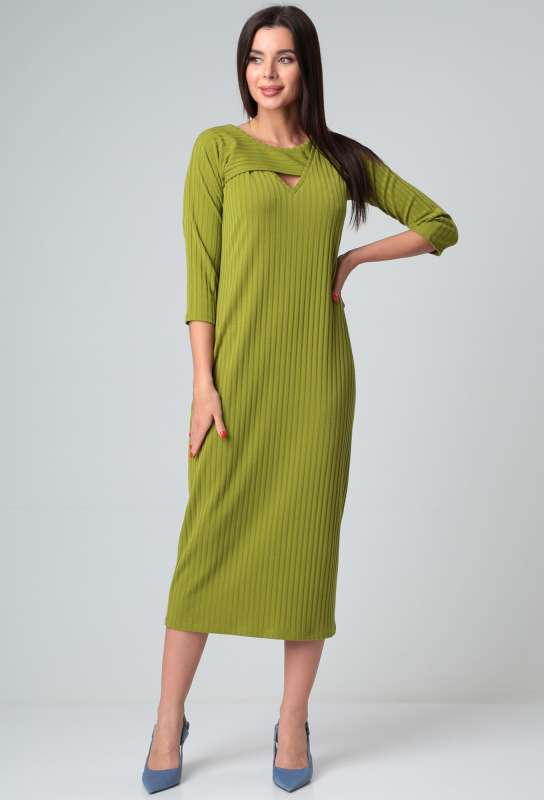 Платье Diamant 1767 олива Diamant купить по оптовым и розничным ценам