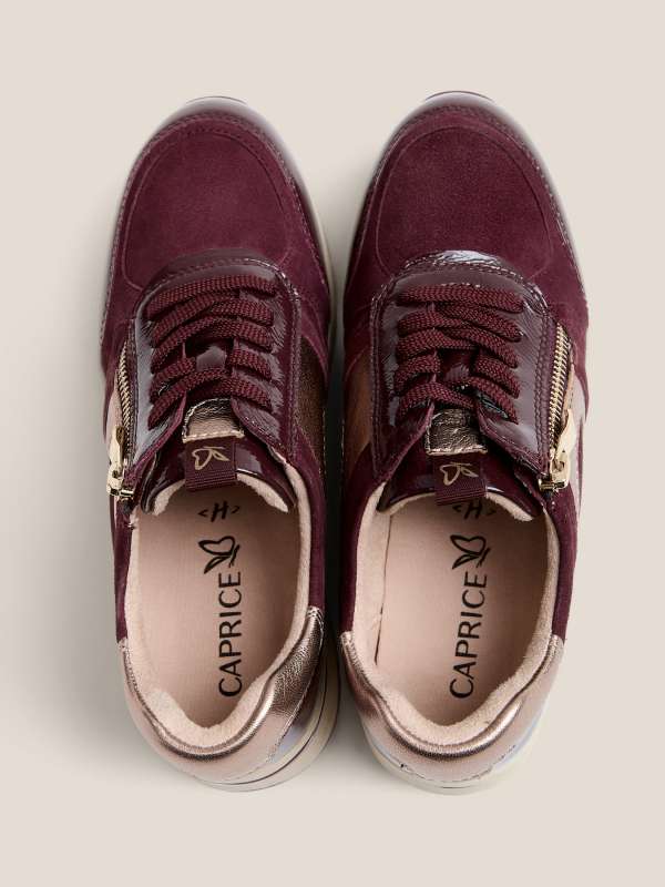 Женские кроссовки на танкетке DANICA 9-9-23300-44/4578375, бордовый CAPRICE купить по оптовым и розничным ценам