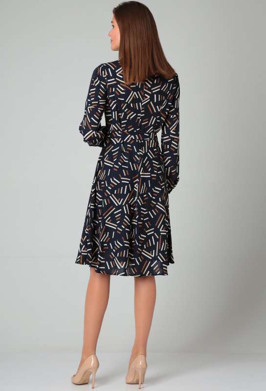 Платье Verita 2112 т.синий полоски Verita купить по оптовым и розничным ценам