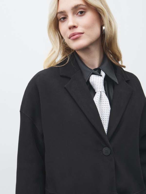 Женская дубленка BIBI_DF/4866372, черный MAISON DAVID купить по оптовым и розничным ценам