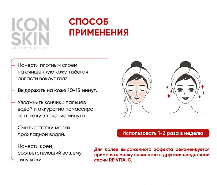 Маска-гоммаж очищающая энзимная / GLOW SKIN Exfoliating Enzyme Mask 75 мл ICON SKIN купить по оптовым и розничным ценам