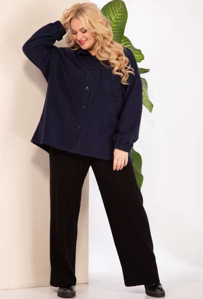 Блуза Anastasia 962 синий Anastasia купить по оптовым и розничным ценам