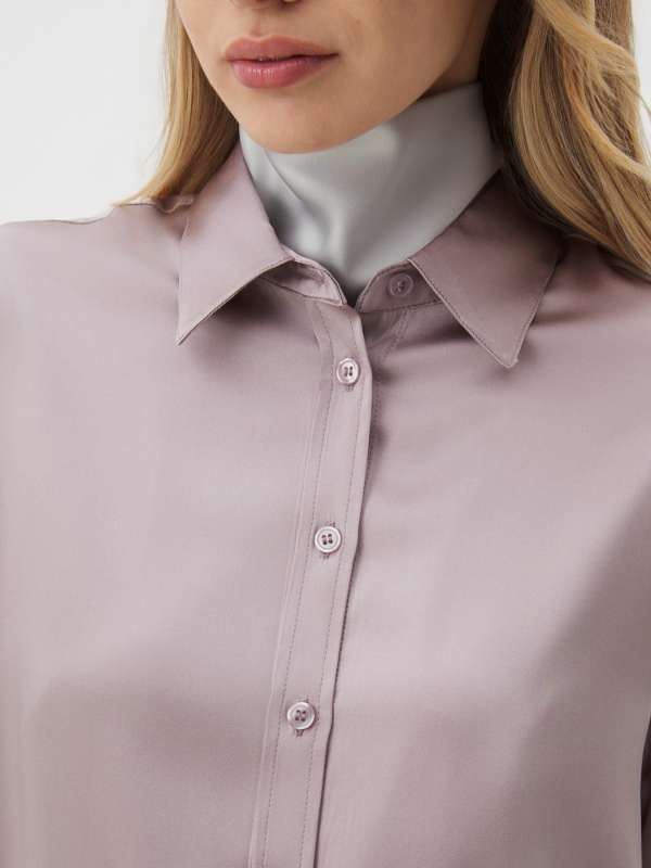 Женская блузка MLY2319-1/3887543, коричнево-розовый MAISON DAVID купить по оптовым и розничным ценам