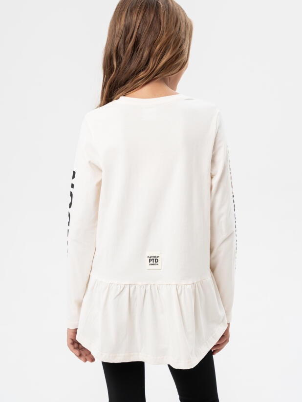 Джемпер трикотажный для девочек (футболка с длинными рукавами) 32521461 PlayToday купить по оптовым и розничным ценам