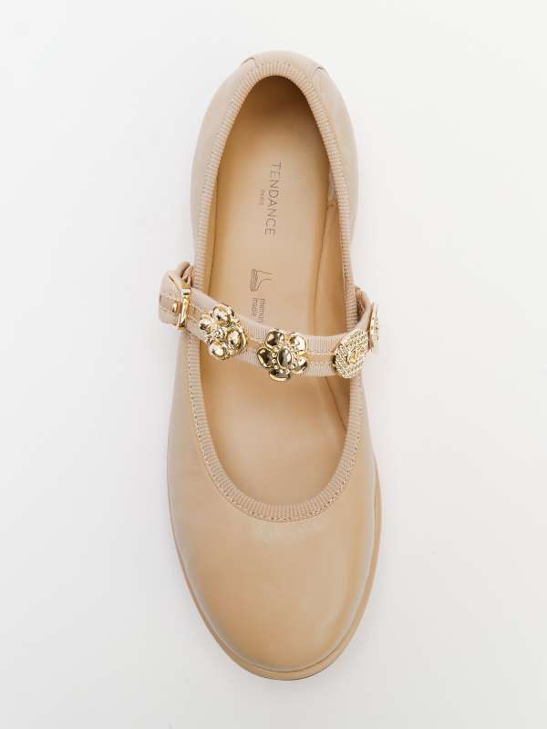 Балетки мэри-джейн GLC7941-01/4414015, бежевый TENDANCE купить по оптовым и розничным ценам