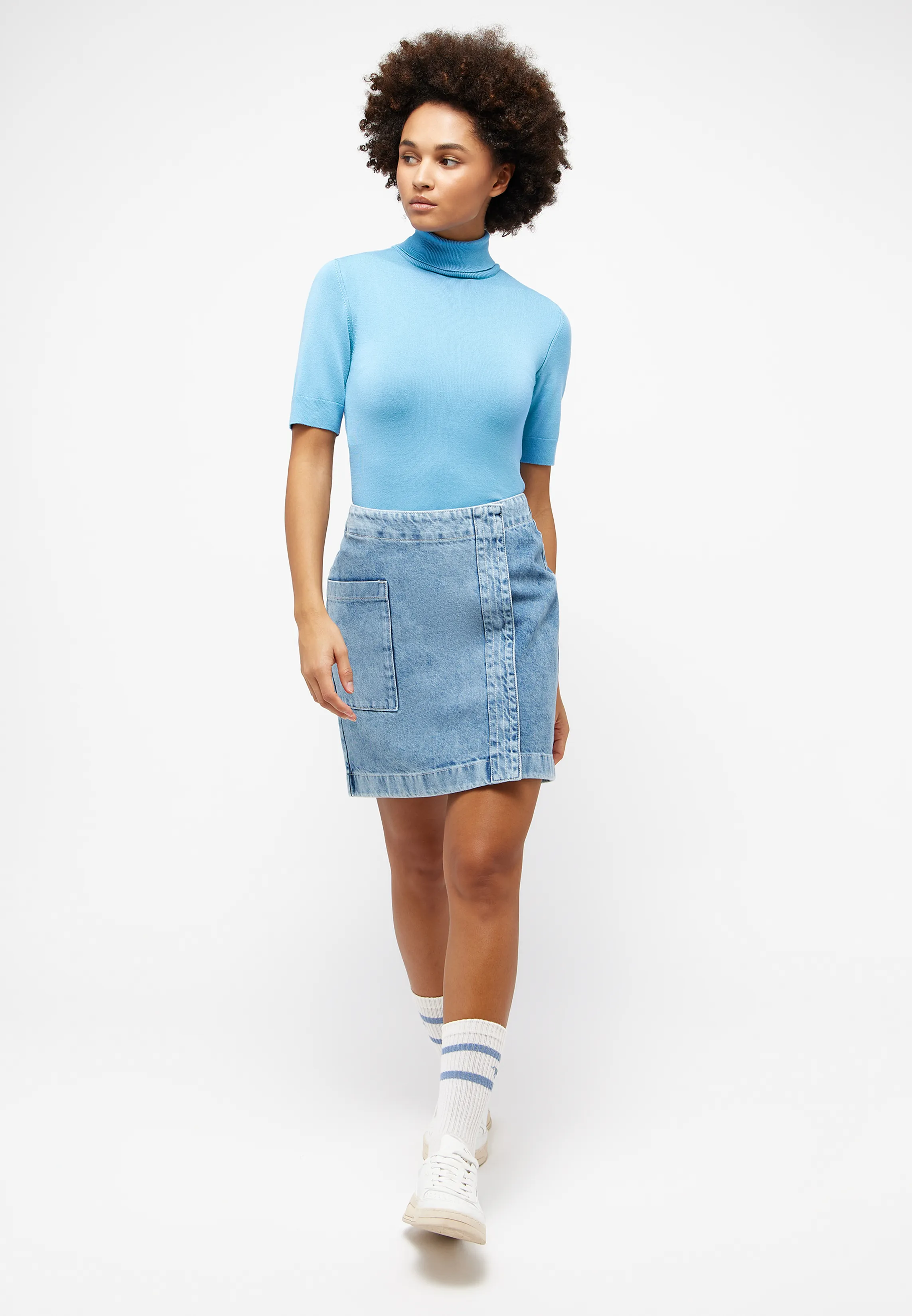 Юбка джинсовая Style Lucile Denim Skirt 1014803-5000-315 Mustang купить по оптовым и розничным ценам