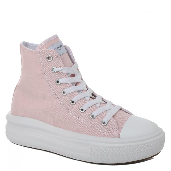 Женские высокие кеды AQ515C-02/3420730, светло-розовый TENDANCE купить по оптовым и розничным ценам