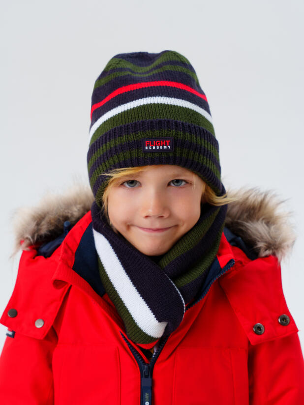 Комплект трикотажный для мальчиков: шапка, снуд 32512209 PlayToday купить по оптовым и розничным ценам