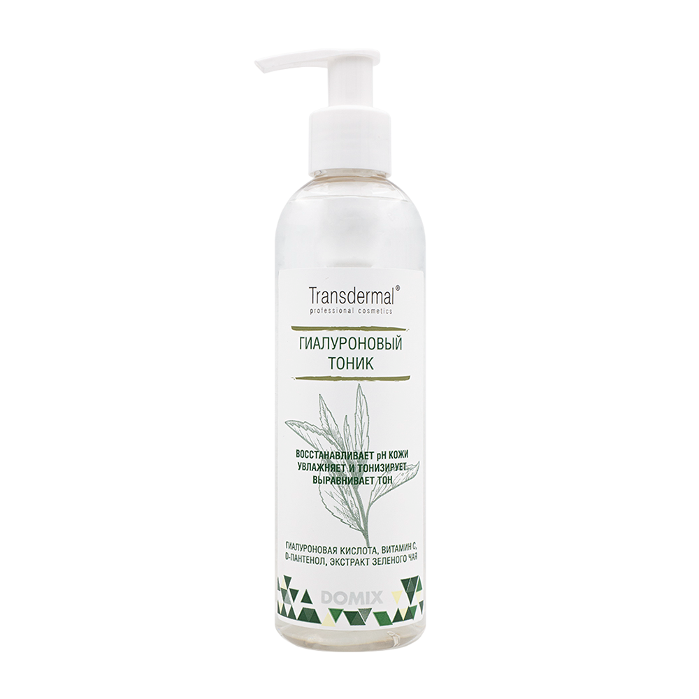 Тоник гиалуроновый для лица / Transdermal Cosmetics 250 мл DOMIX купить по оптовым и розничным ценам