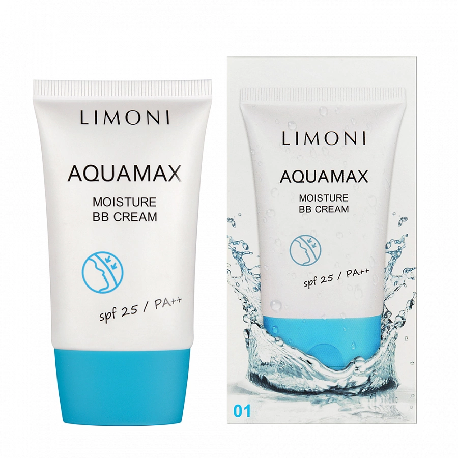 Крем для лица увлажняющий, тон №1 / Aquamax Moisture BB Cream 40 мл LIMONI купить по оптовым и розничным ценам