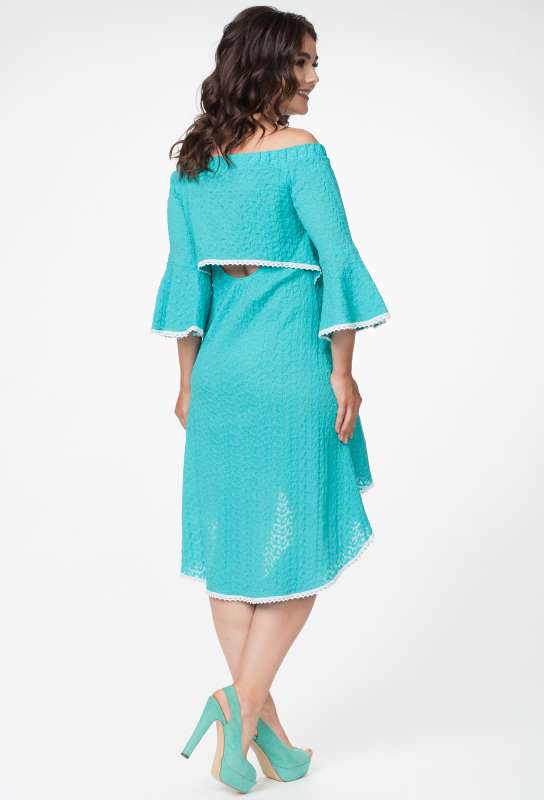 Платье Melissena 1009 бирюза Melissena купить по оптовым и розничным ценам