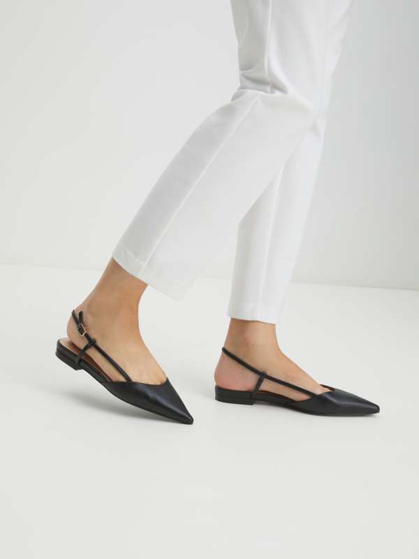 Балетки с открытой пяткой (слинг-бэк) CARMEN FLAT 109Z13BK/4051930, черный LOLA CRUZ купить по оптовым и розничным ценам