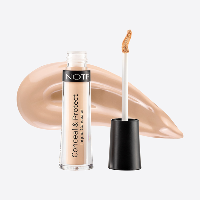 Консилер жидкий маскирующий защитный 05 / CONCEAL & PROTECT LIQUID CONCEALER 4,5 мл NOTE COSMETICS купить по оптовым и розничным ценам