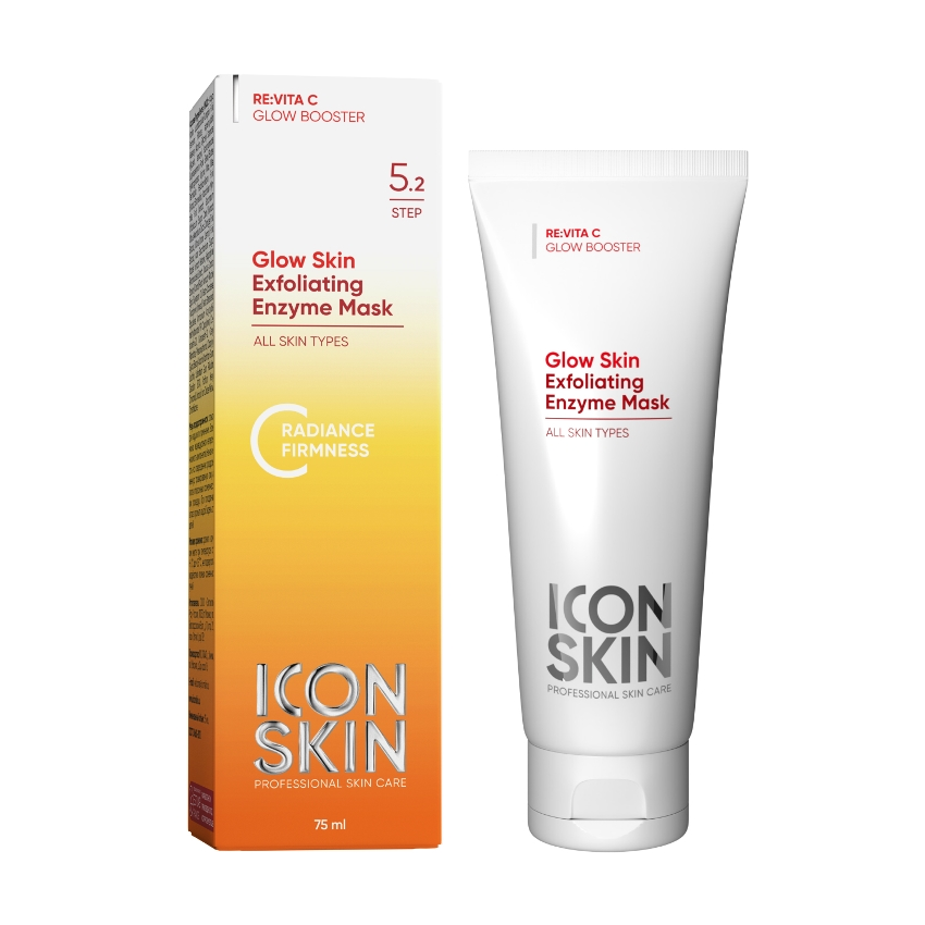 Маска-гоммаж очищающая энзимная / GLOW SKIN Exfoliating Enzyme Mask 75 мл ICON SKIN купить по оптовым и розничным ценам