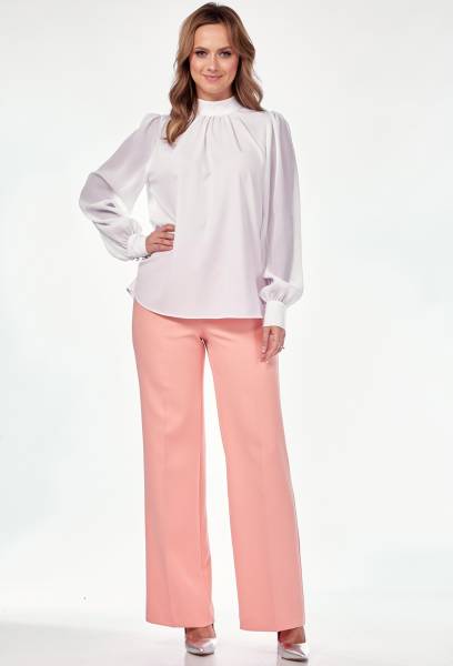 Блуза Lady Line 573 белый Lady Line купить по оптовым и розничным ценам