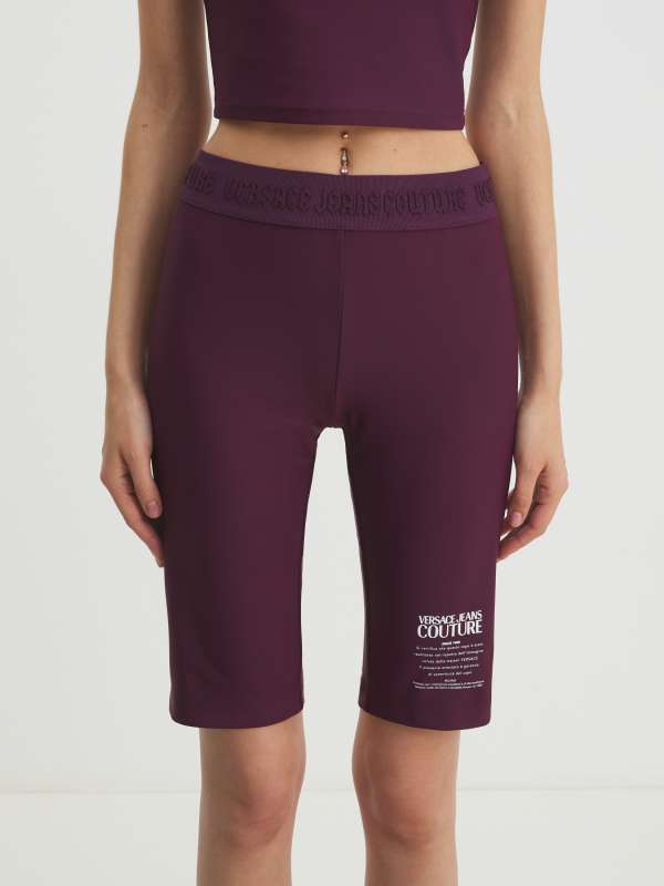 Женские велосипедки WARRANTY 77HAC106/4102898, темно-фиолетовый VERSACE JEANS COUTURE купить по оптовым и розничным ценам