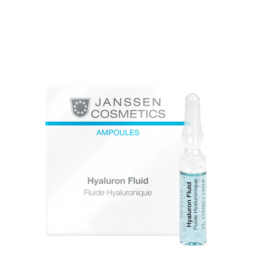 Сыворотка ультраувлажняющая с гиалуроновой кислотой / Hyaluron Fluid AMPOULES 1*2 мл JANSSEN COSMETICS купить по оптовым и розничным ценам