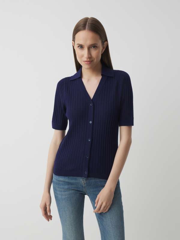 Женский кардиган 60401/4556229, темно-синий MAISON DAVID купить по оптовым и розничным ценам