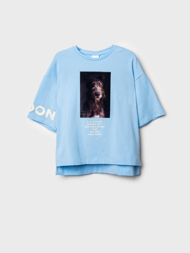 Фуфайка трикотажная для девочек (футболка) 32521466 PlayToday купить по оптовым и розничным ценам