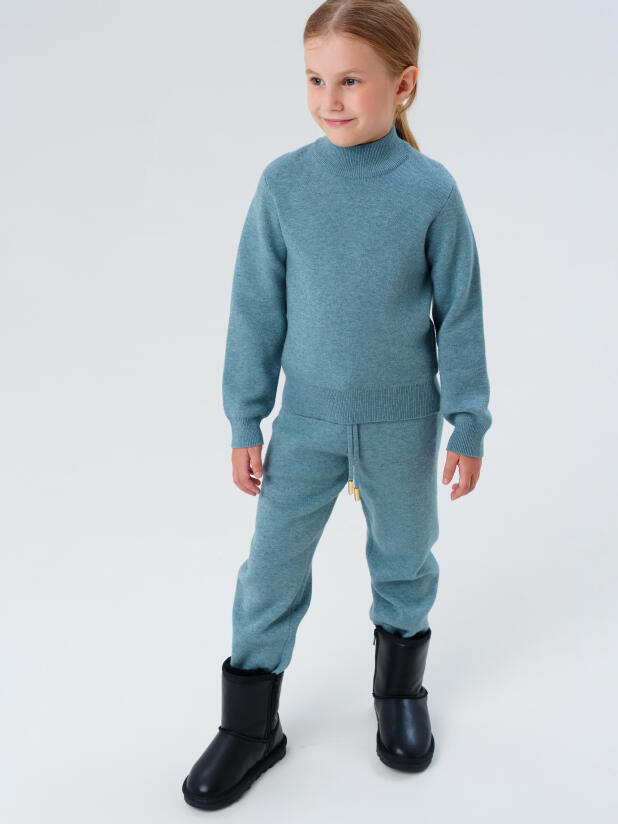 Комплект трикотажный для девочек: джемпер, брюки 32522253 PlayToday купить по оптовым и розничным ценам